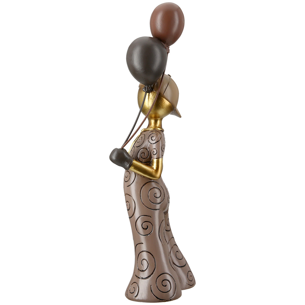 Ballonjunge Jongen Figuur Bruin