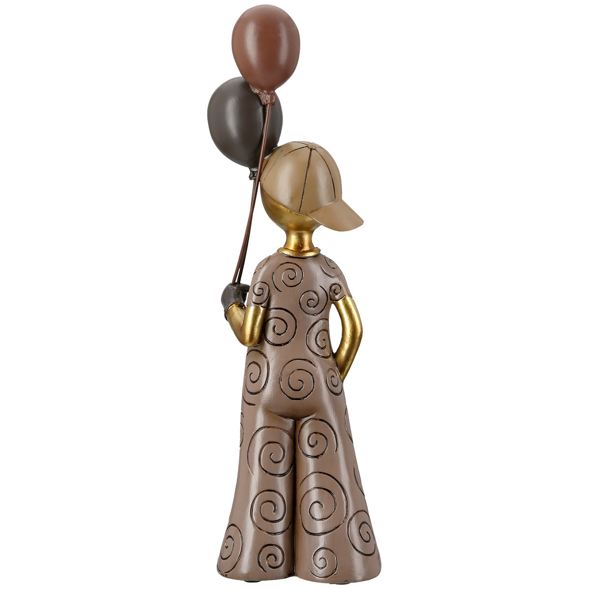 Ballonjunge Jongen Figuur Bruin