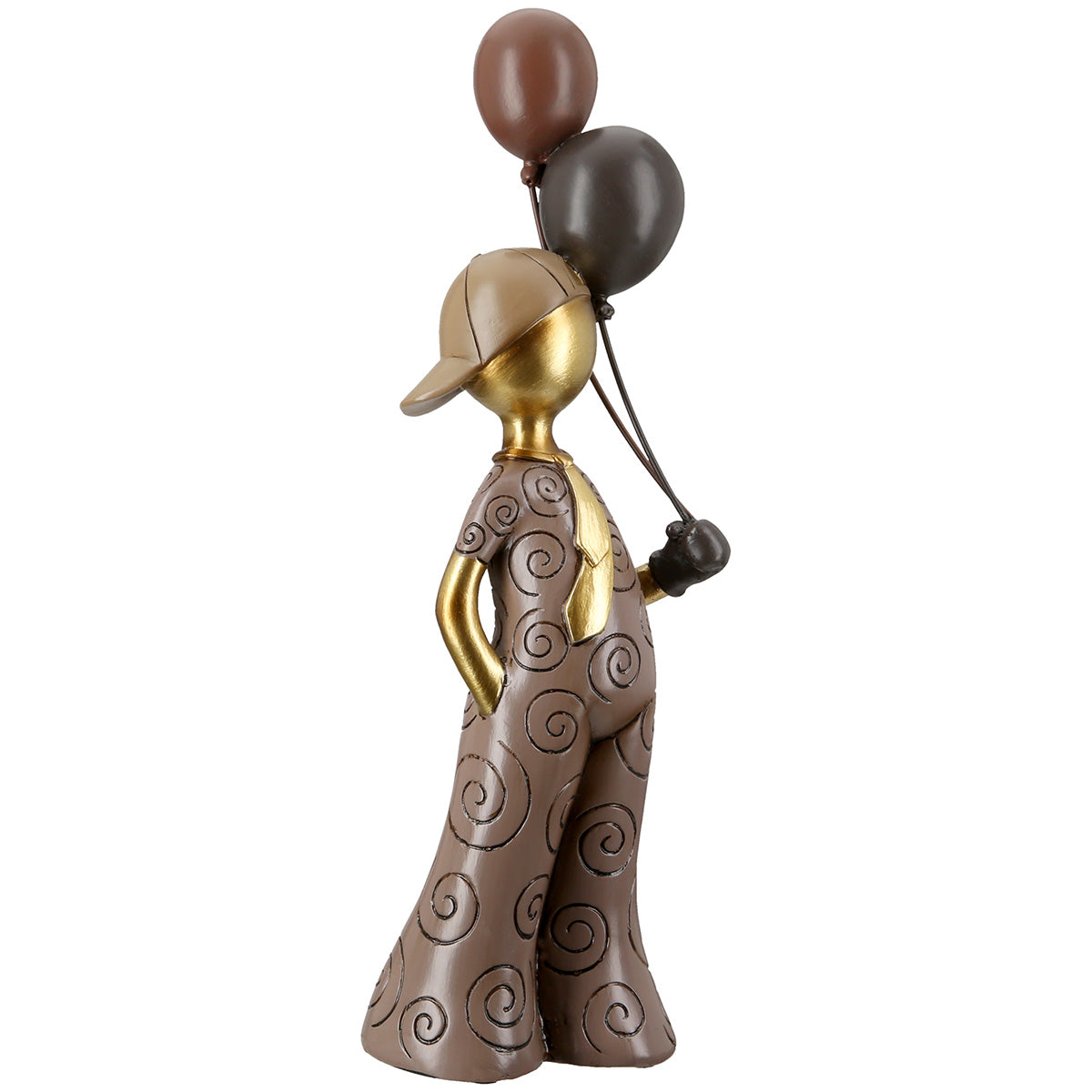 Ballonjunge Jongen Figuur Bruin