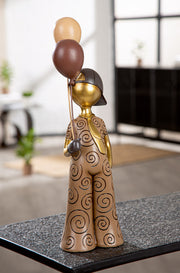 Ballonjunge Jongen Figuur Bruin