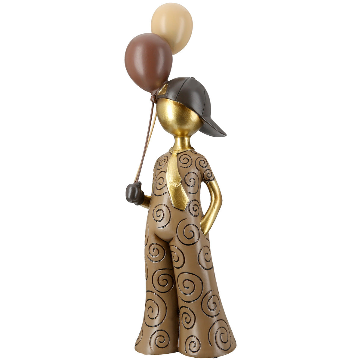 Ballonjunge Jongen Figuur Bruin