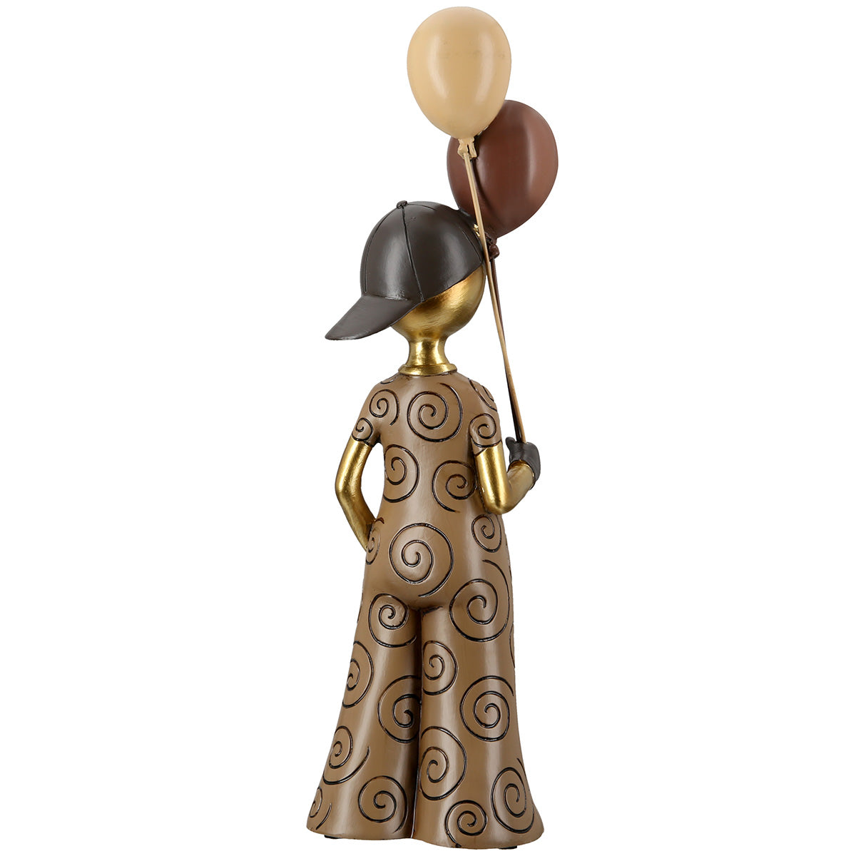 Ballonjunge Jongen Figuur Bruin