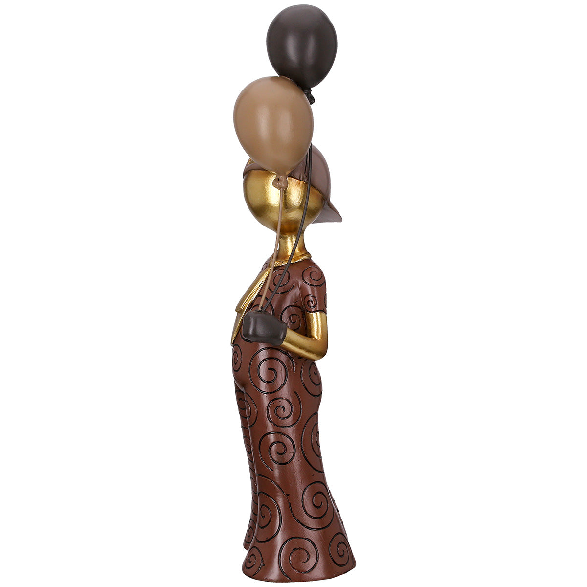 Ballonjunge Jongen Figuur Bruin