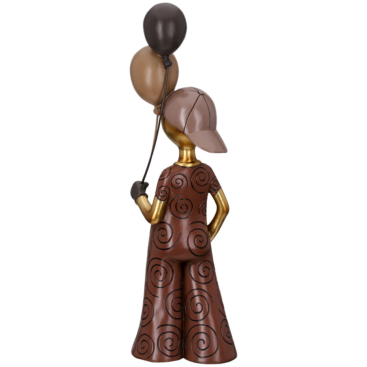 Ballonjunge Jongen Figuur Bruin