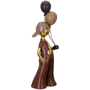 Ballonjunge Jongen Figuur Bruin