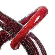 Glazen Sculptuur Curvum Rood