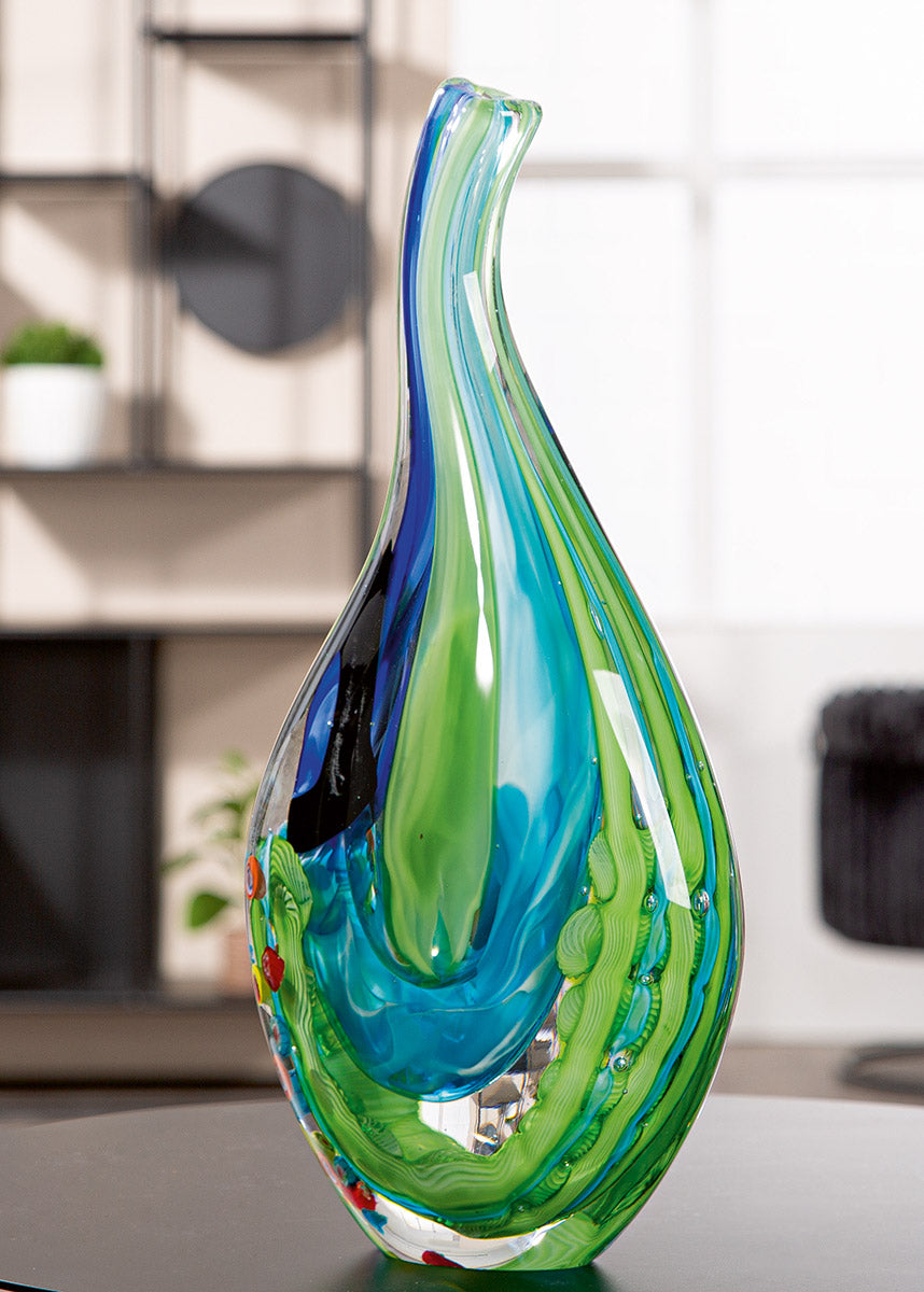 Glaskunst Viridis Groen 38 cm