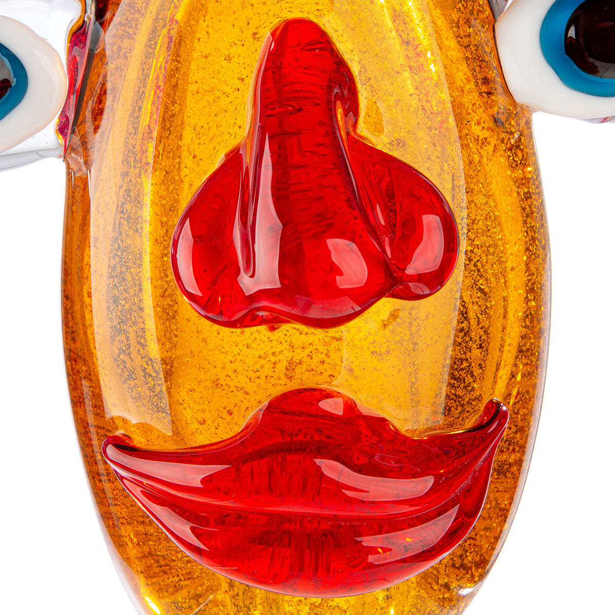 Oculus Decoratieve Glas Hoofd Bruin