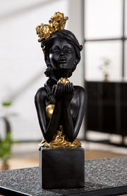 Rosenliebe Vrouwenfiguur Zwart-Goud