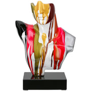Man Sculptuur Multicolor Glanzend