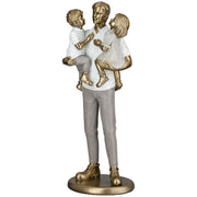 Father Familie Sculptuur Goud