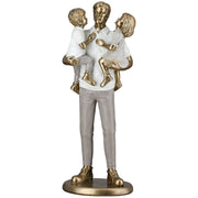 Father Familie Sculptuur Goud