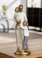 Vater Familie Sculptuur Goud