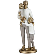 Vater Familie Sculptuur Goud