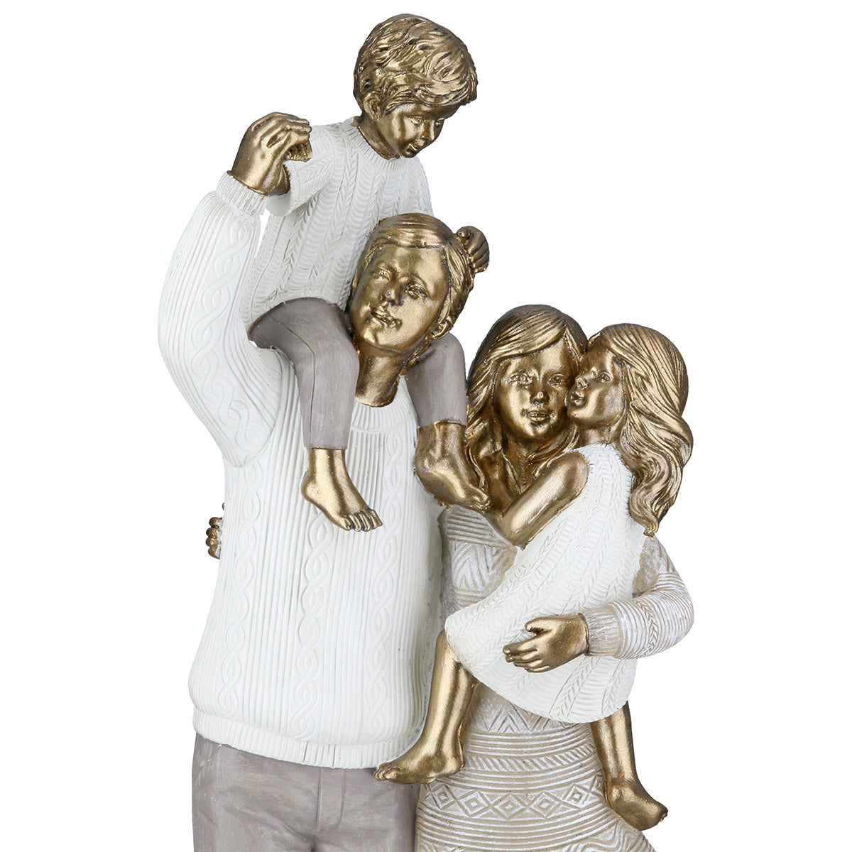 Loving Family Familie Sculptuur Goud