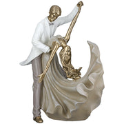 Salsa Danser Sculptuur Goud