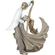 Salsa Danser Sculptuur Goud