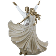 Salsa Danser Sculptuur Goud