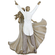 Salsa Danser Sculptuur Goud