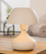Avanti tafellamp ijzer beige LED