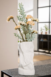 Borsa Vaas Wit Porselein 23.5 cm