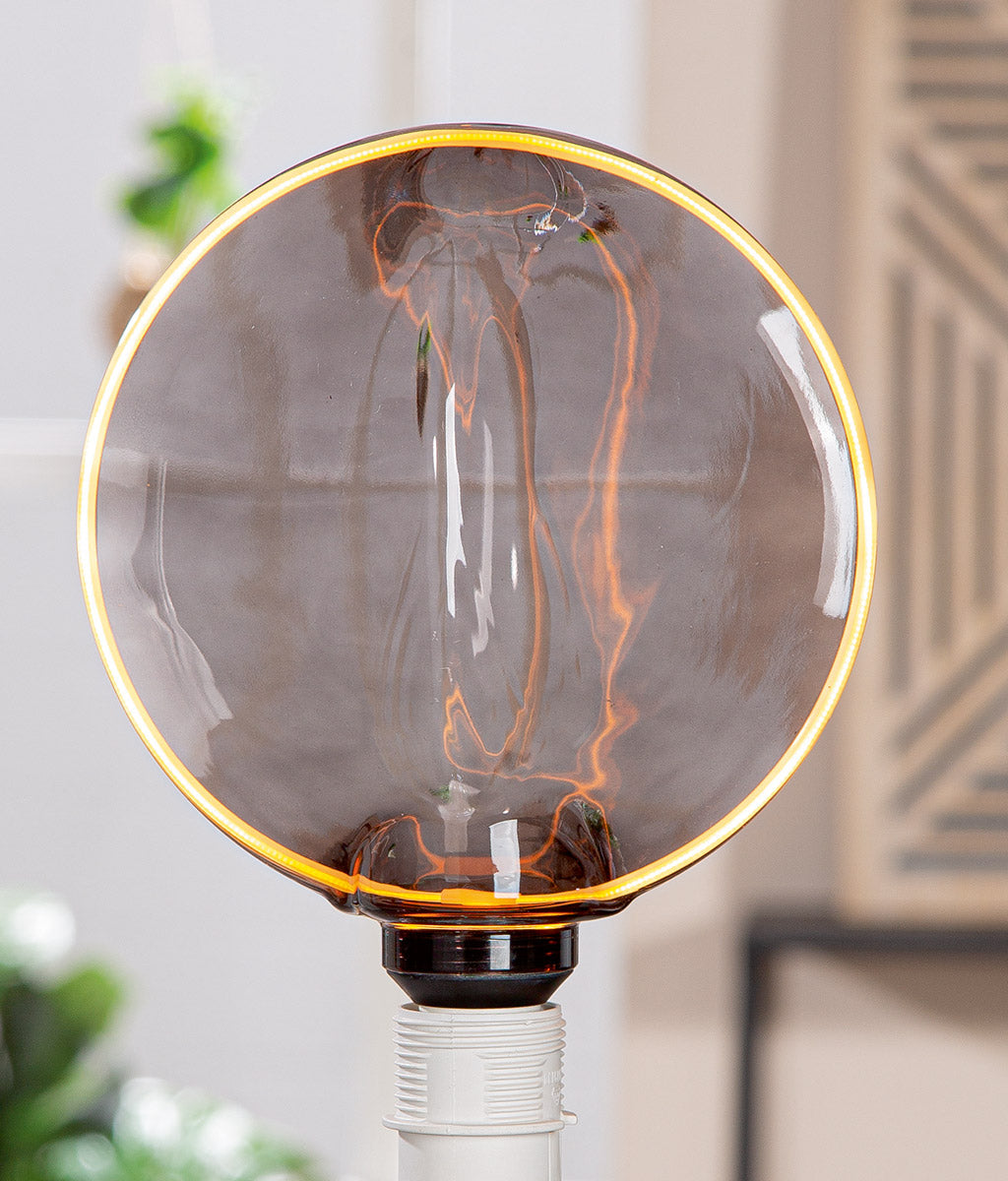 Murano LED Lichtbron Glas Antraciet