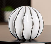 Keramische Decoratiebal Strepen 12.5 cm