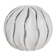 Keramische Decoratiebal Strepen 12.5 cm