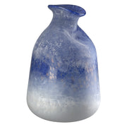Blauwe glazen vaas Azur 27 cm