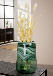 Groene Glazen Vaas Verde 27 cm