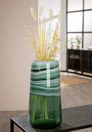 Groene Glazen Vaas Verde 34 cm