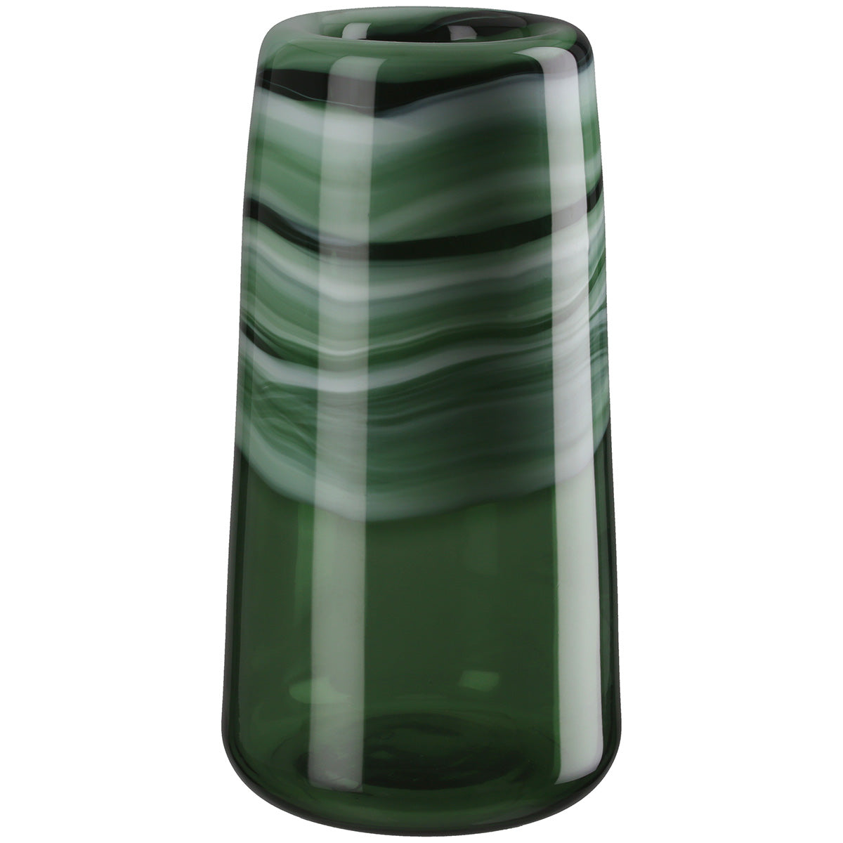 Groene Glazen Vaas Verde 34 cm