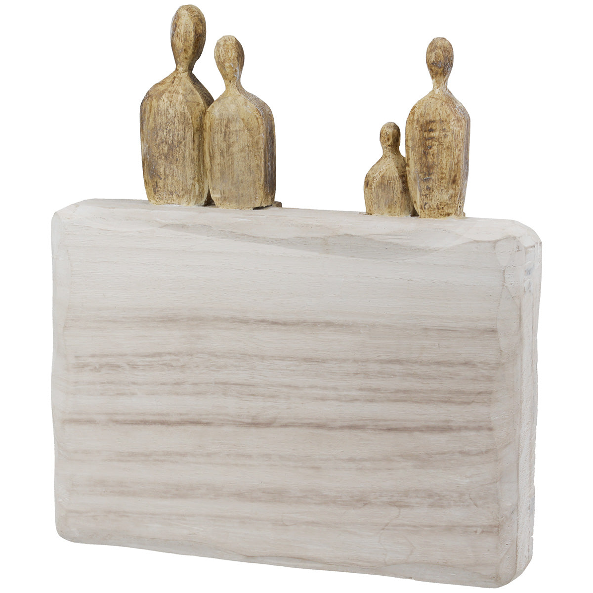 Houten Familie Decoratie Wit
