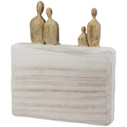 Houten Familie Decoratie Wit