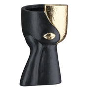FINK Vogue Gezichtsvaas Zwart 15.5 cm