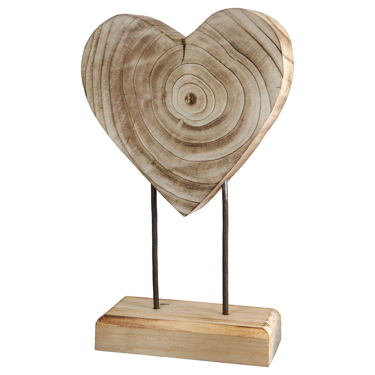 Houten Hart op Standaard Soul