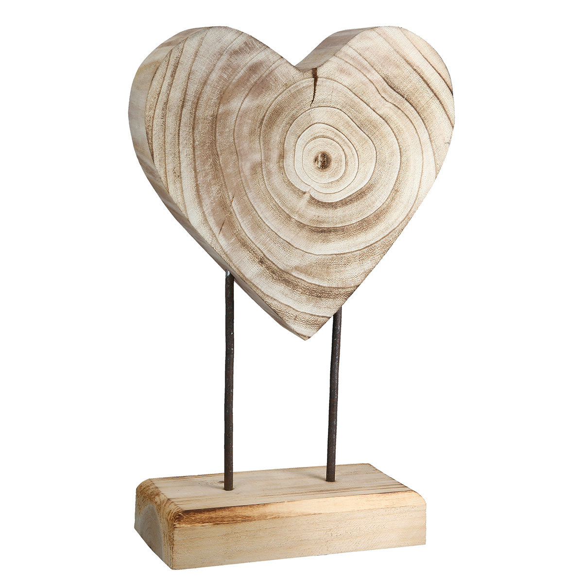 Houten Hart op Standaard Soul