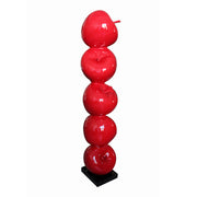 Rood Appel Sculptuur 183 cm