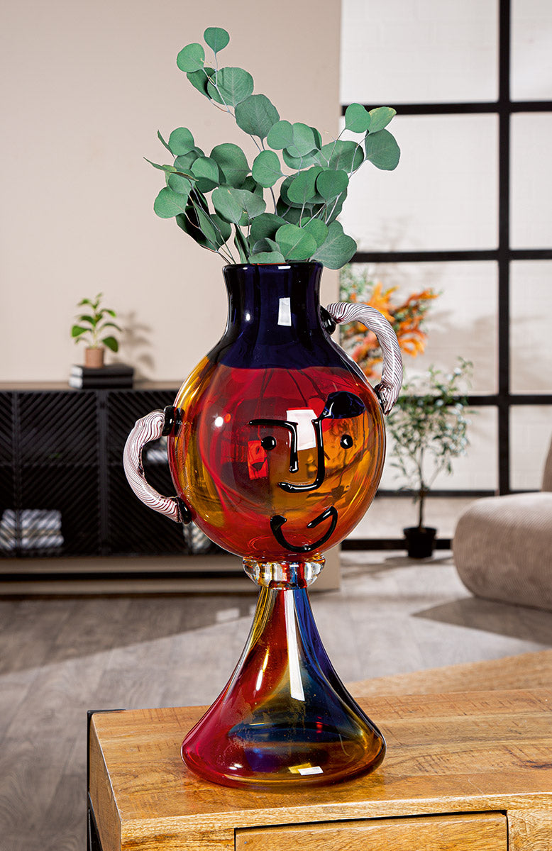 Kleurrijke hoofdvaas Nosta 52 cm
