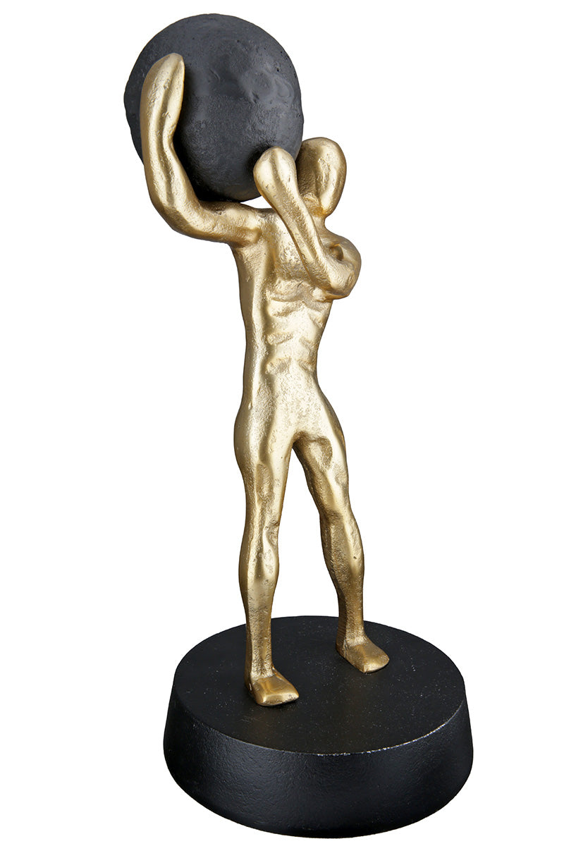 Strong Sculptuur Aluminium Goud