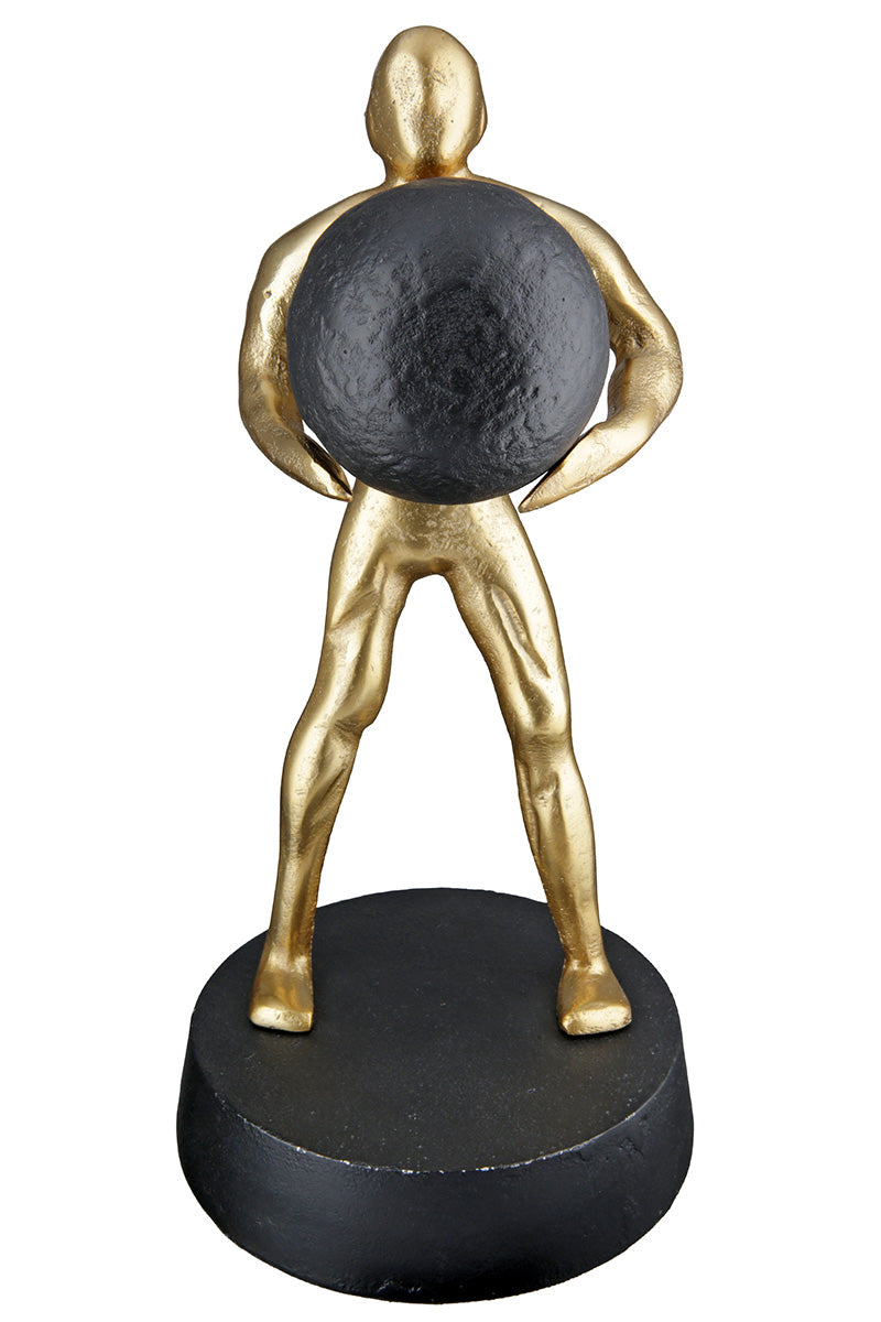 Strong Sculptuur Mannenmotief Goud