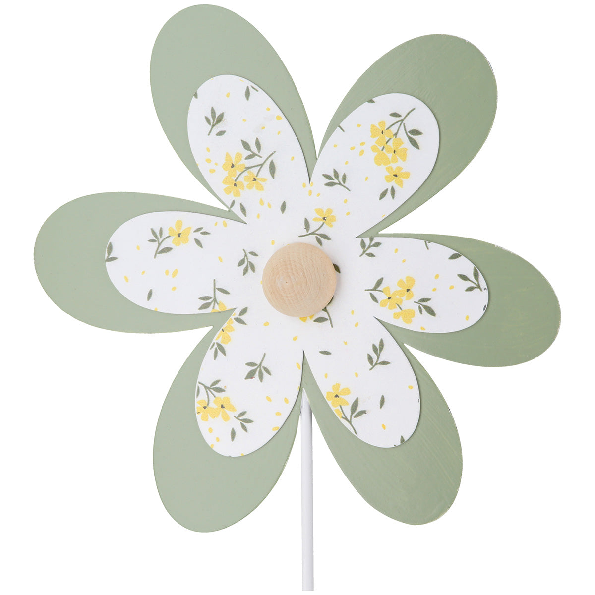 Metalen Bloemdecoratie Flori Wit