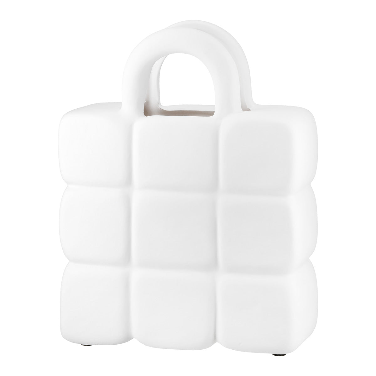 Handtasche Vaas Zwart Wit Keramiek