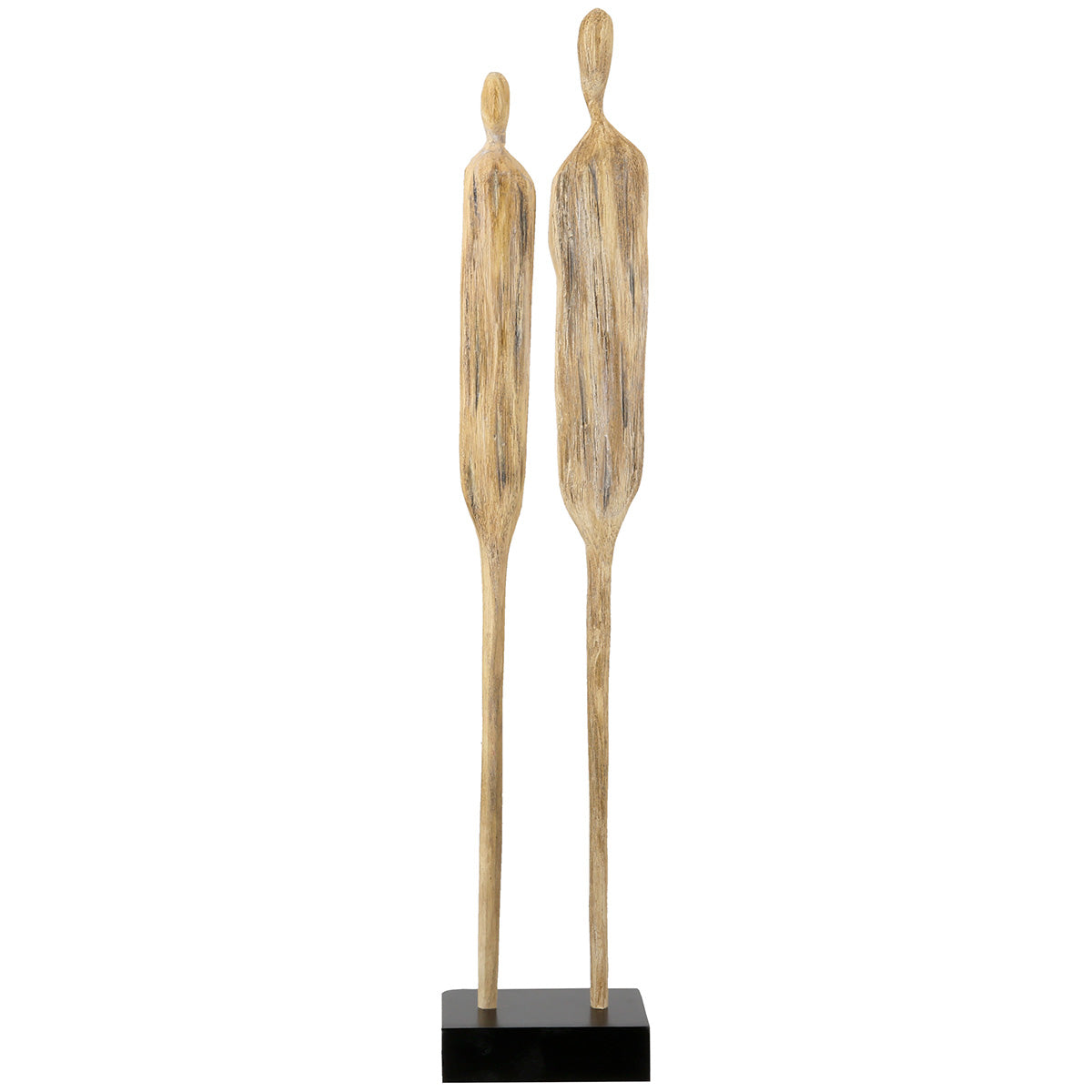 Two Persoon Sculptuur Hout