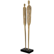 Two Persoon Sculptuur Hout Groot