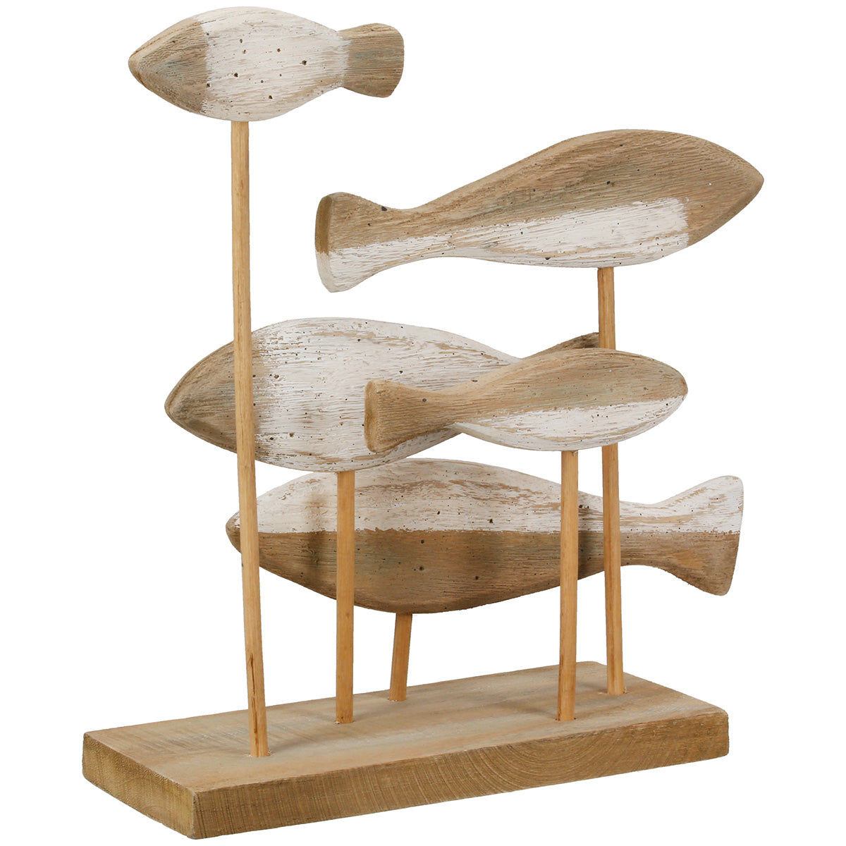 Houten Vissen Decoratie Schwarm