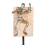 Climbing Persoon Sculptuur Hout