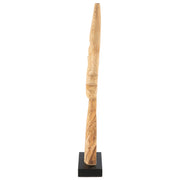 Silhouette Gezicht Sculptuur Hout
