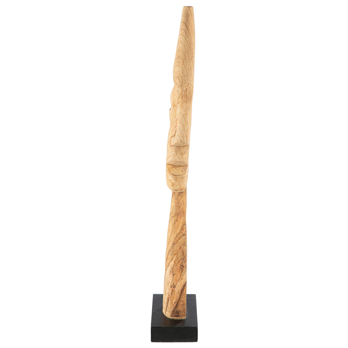 Silhouette Gezicht Sculptuur Hout