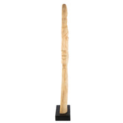 Silhouette Gezicht Sculptuur Hout